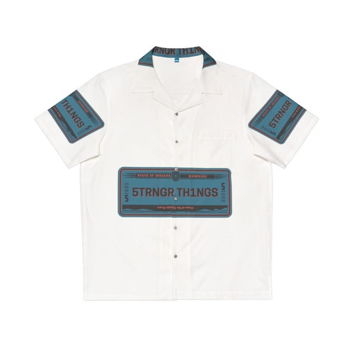 Stranger Things Netflix License Plate Hawaiian Shirt