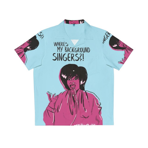 Ms Patti Labelle Hawaiian Shirt with Pop Art Christmas Music Humor