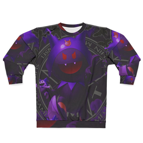 Black Frost Metal Sweatshirt with Persona-inspired Design