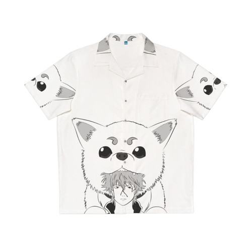 Dog God Hawaiian Shirt - Anime Inspired Lineart Design