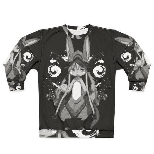 "Former Human Self" Made in Abyss Inspired Sweatshirt with Nanachi and Nuar Designs