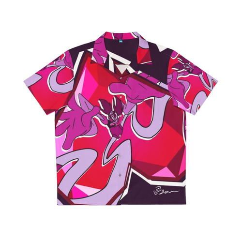 Colorful Hawaiian shirt featuring Spinel from Steven Universe