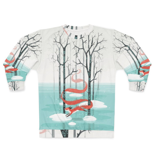 Magical forest spirit sweatshirt with cute animal design