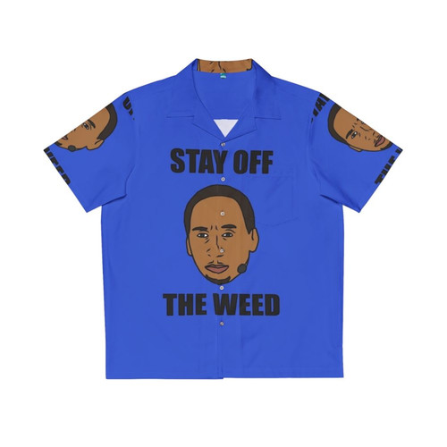 Stephen A Smith "Stay Off The Weed" NBA Hawaiian Shirt