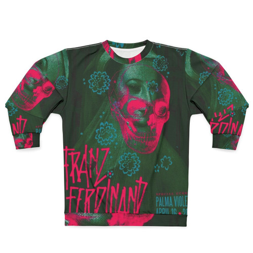 Fonda Theatre Sweatshirt with Vintage Indie Music Skull Design