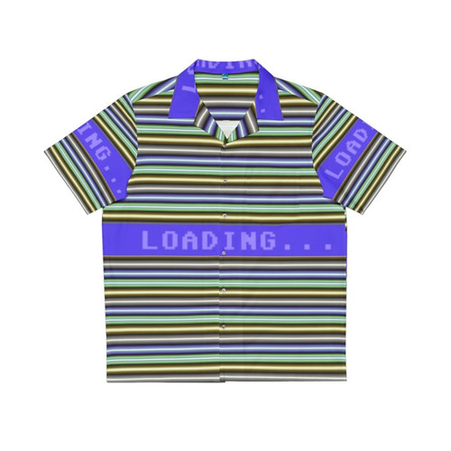 Commodore 64 Raster Bars Hawaiian Shirt