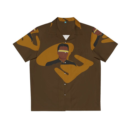 Starfleet engineer's hawaiian shirt with visor design