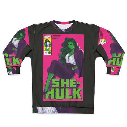 Big Green Hero Sweatshirt with Iconic Movie Inspired Design