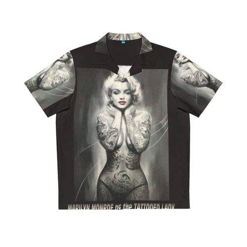 Marilyn Monroe as the Tattooed Lady Hawaiian Shirt
