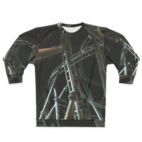 "Flight of Fear" roller coaster themed sweatshirt