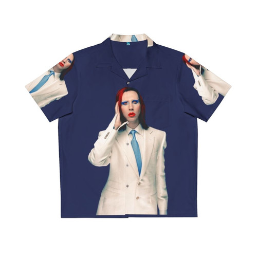 Marilyn Manson 'Mechanical Animals' Hawaiian Shirt