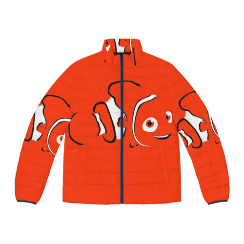 Marti puffer jacket featuring Finding Nemo and Finding Dory inspired graphics