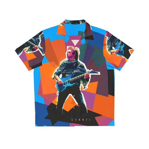 Colorful Low Poly Gustavo Cerati Hawaiian Shirt