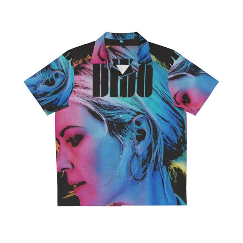Dido's tropical-inspired hawaiian shirt with floral design
