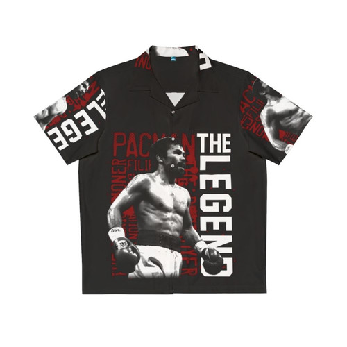 Manny Pacquiao Hawaiian Shirt with Filipino Flag and Boxing Elements