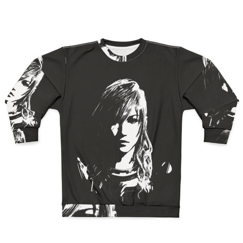 Final Fantasy XIII Lightning Monochrome Sweatshirt