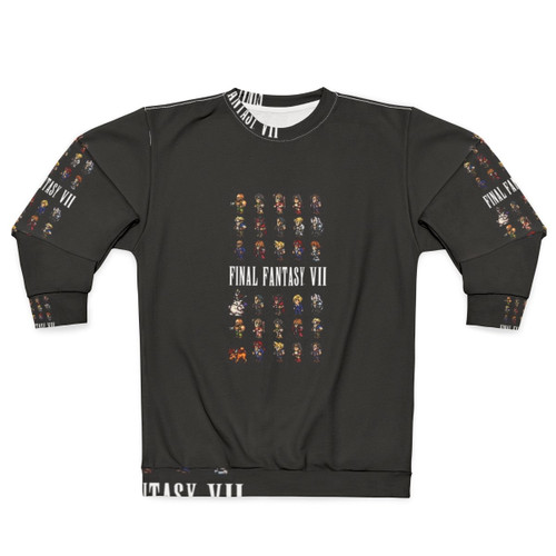 Final Fantasy VII pixel art sweatshirt