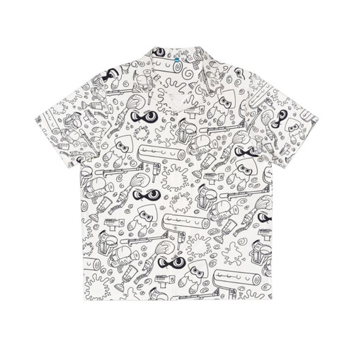 Splatoon-themed Hawaiian shirt for gamers