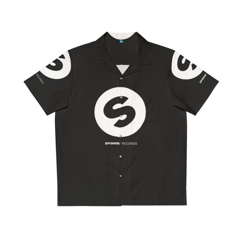 Spinnin' Records Hawaiian Shirt with electronic music and festival design