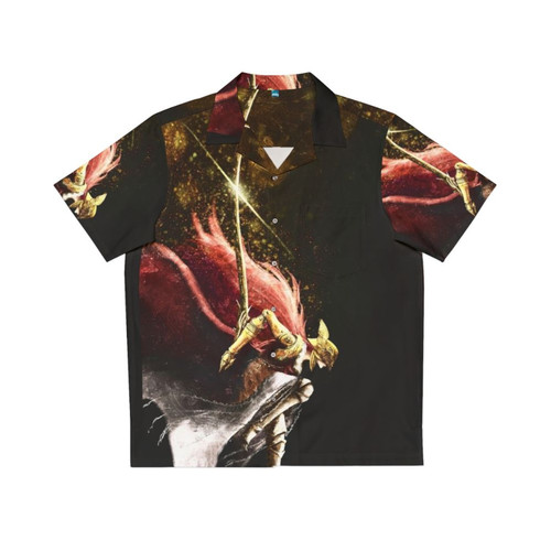 Malenia Hawaiian Shirt with Elden Ring Tropical Print Design