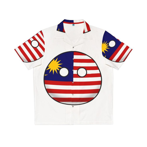 Malaysia Countryball Hawaiian Shirt