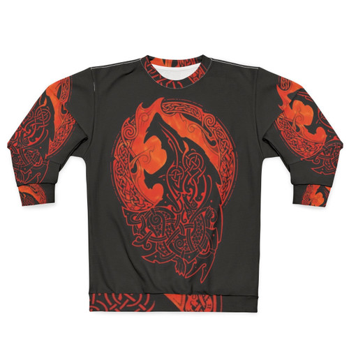 Fenrir Norse Mythology Wolf Sweatshirt