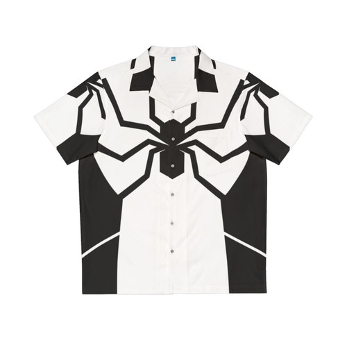 spider marvel hawaiian shirt with spiderman comic print