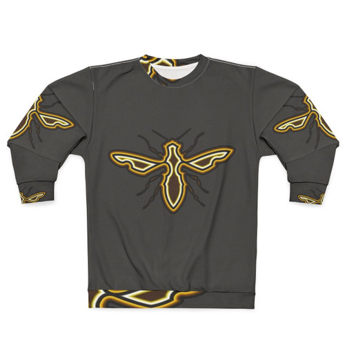 Legendary bee sweatshirt with colorful nature and spirit animal design