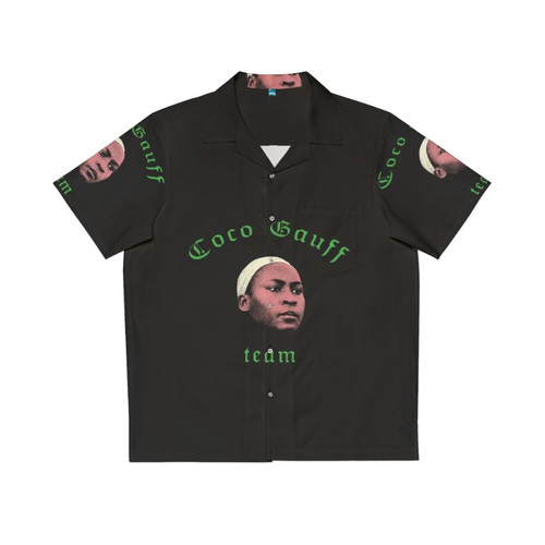 Coco Sport Gauff Hawaiian Shirt featuring vibrant tropical colors and pattern