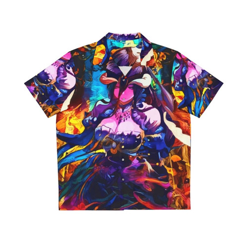 Loyal Succubus Anime Hawaiian Shirt with Fantasy Monster Armor