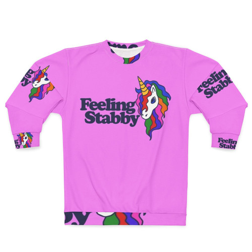 Feeling Stabby Sassy Unicorn Sweatshirt