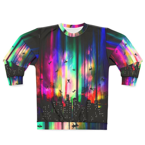 Neon urban gravity sweatshirt