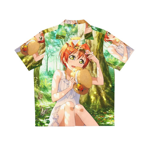 Anime Flower Crowns Hawaiian Shirt featuring Love Live School Idol Project characters