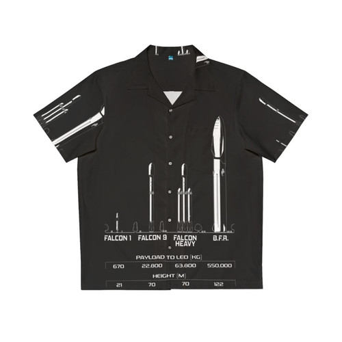 SpaceX BFR Elon Musk Rocket Hawaiian Shirt