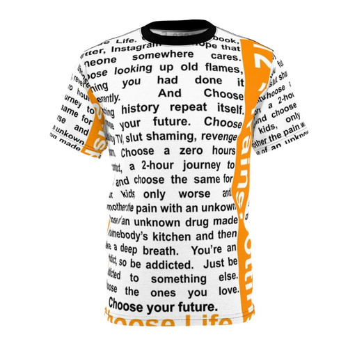 Trainspotting 2 inspired "Choose Life" t-shirt with classic movie characters