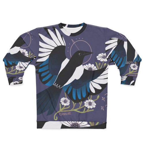 Enchanting European Magpie Bird Sweatshirt