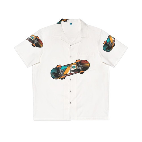 Skateboard Hawaiian Shirt for Surfers and Skaters