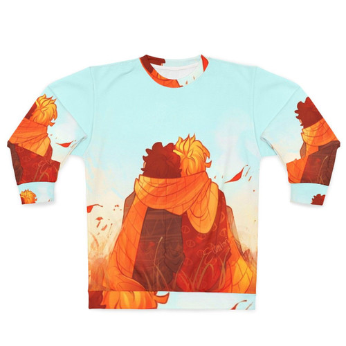 Cozy autumn fall sweatshirt with elentori and billdip design