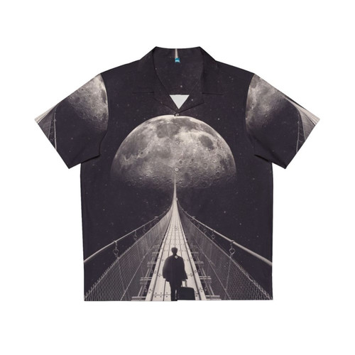Space Trip Hawaiian Shirt featuring a galaxy and nebula design