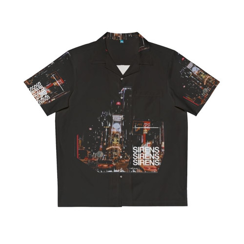 Sirens Hawaiian Shirt featuring ambient music artwork