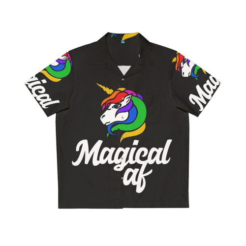 Magical Af Rainbow Unicorn Hawaiian Shirt