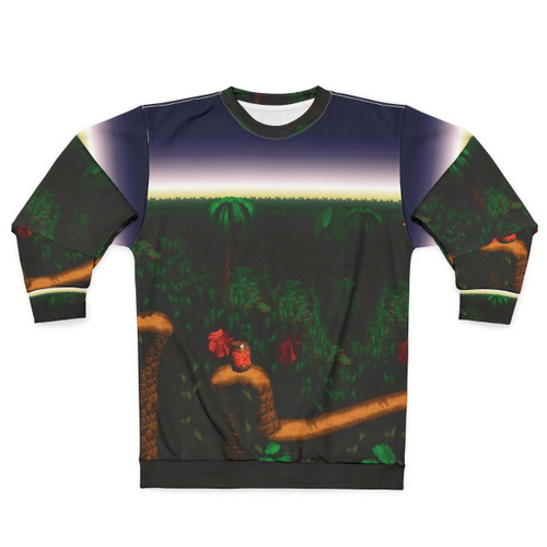Barrel Cannon Canyon Donkey Kong SNES Retro Gaming Sweatshirt
