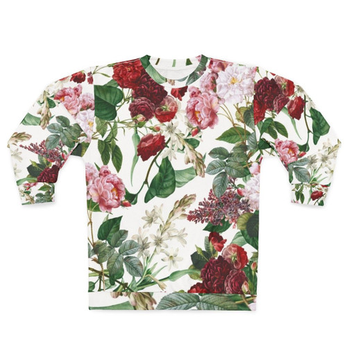 Exotic Garden Summer II Botanical Floral Sweatshirt