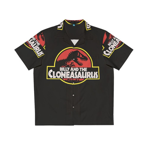 The Simpsons Hawaiian Shirt with Billy and the Cloneasaurus parody design