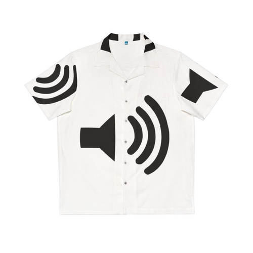 Sound Wave Symbol Hawaiian Shirt