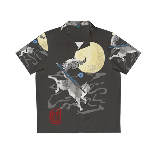 Sif the Great Wolf Dark Souls-inspired Hawaiian Shirt