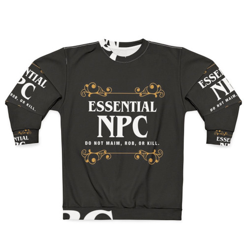 Essential NPC Non Playable Character Gaming Sweatshirt