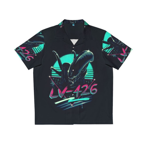 LV 426 alien monster Hawaiian shirt