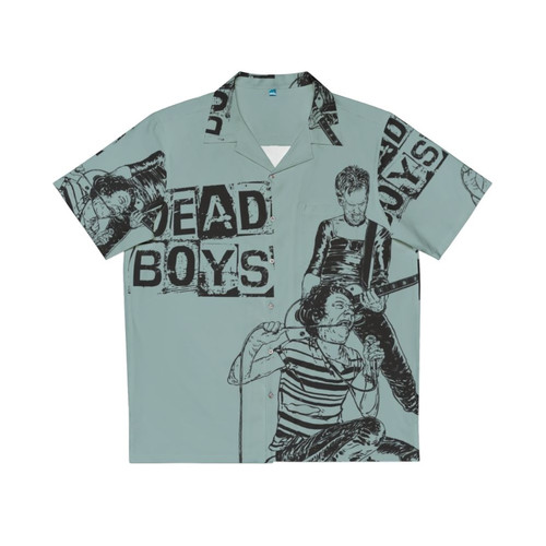 Vintage Dead Boys Hawaiian Shirt in classic punk rock style
