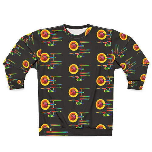 Star Trek Enterprise Sweatshirt with Minimalist Design